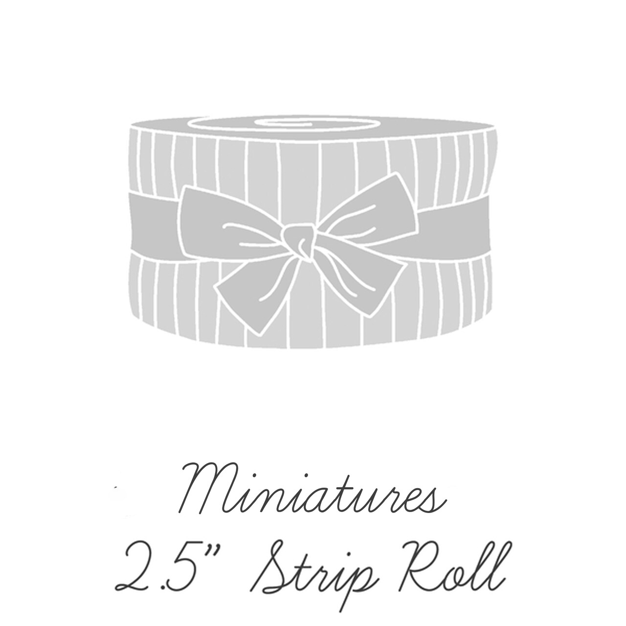 Miniatures 2.5" Strip Roll (Jelly Roll) by Whistler Studios for Windham (JRMINI-X)